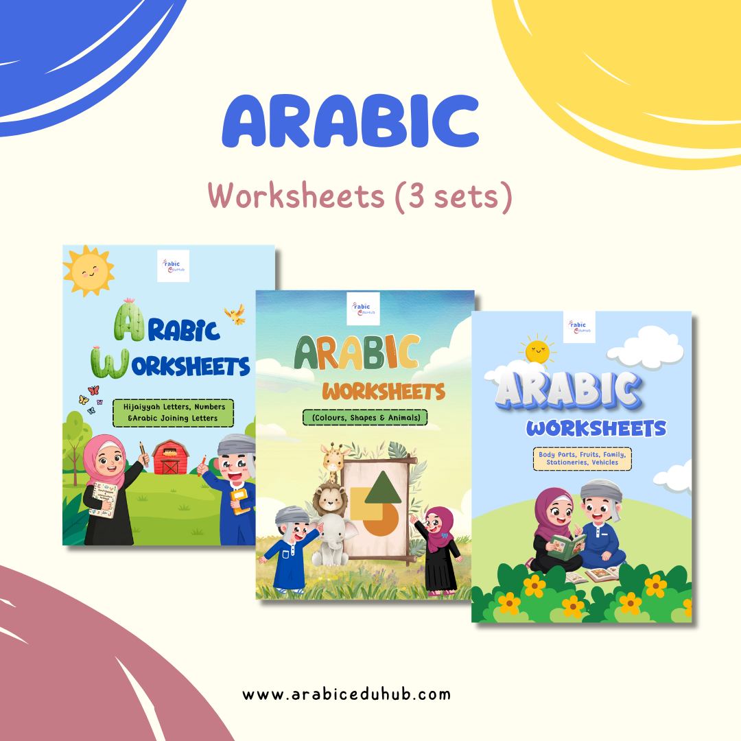 (NEW SET) ARABIC WORSHEETS KIDS