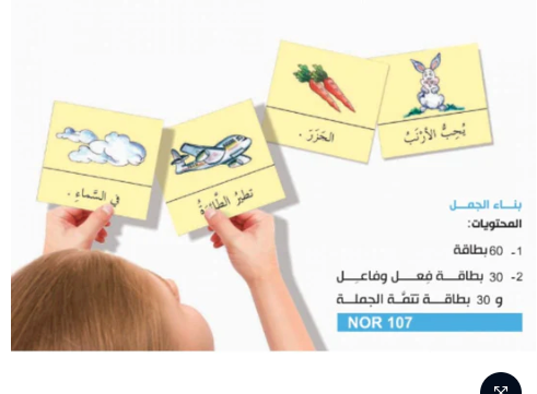 Arabic Simple Sentences Building Game